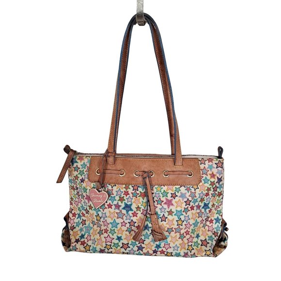 Dooney & Bourke Bags Y2k Dooney Bourke Stars Graffiti Cream Purse